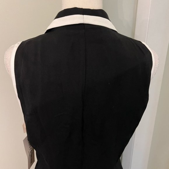 Danny & Nicole Double Breasted Dress Size 12 NWT Black & White - Picture 7 of 9
